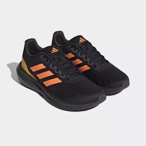Adidas Men's Black Orange Runfalcon 3.0 Shoes HP7545